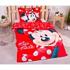 Povlečení z mikrovlákna 140x200+70x90 Minnie Big Red