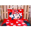 Povlečení z mikrovlákna 140x200+70x90 Minnie Big Red