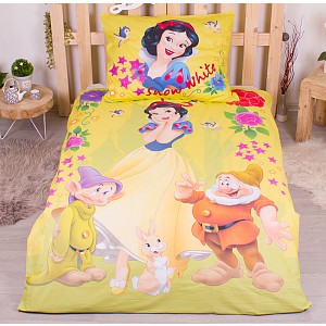 Bavlněné povlečení 140x200+70x90 Sněhurka