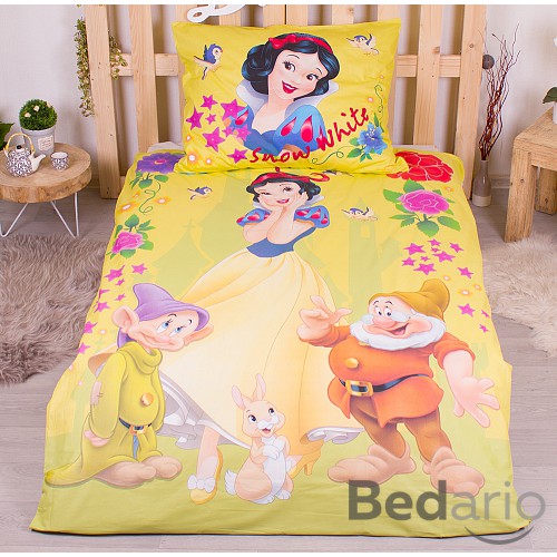 Bavlněné povlečení 140x200+70x90 Sněhurka