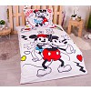 Povlečení z mikrovlákna 140x200+70x90 Mickey & Minnie RETRO