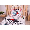 Povlečení z mikrovlákna 140x200+70x90 Mickey & Minnie RETRO