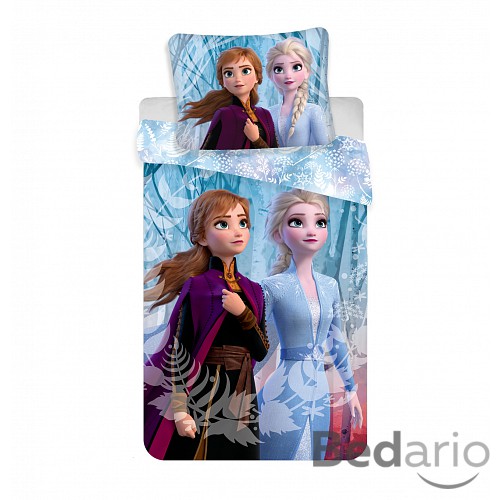 Povlečení z mikrovlákna 140x200+70x90 Frozen II Blue