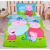 Bavlněné povlečení 140x200+70x90 Peppa s rodinou