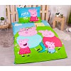 Bavlněné povlečení 140x200+70x90 Peppa s rodinou