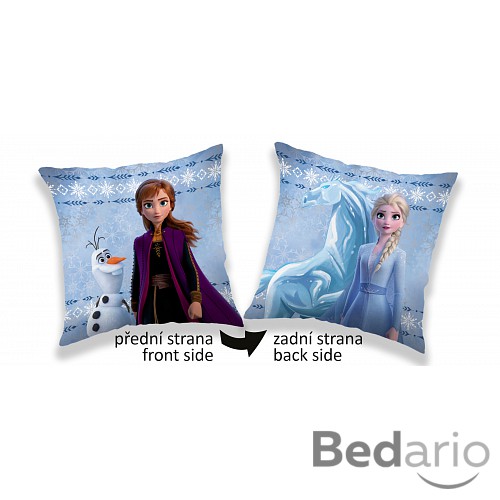Dekorační polštářek 40x40 cm - Frozen II Elsa/Anna