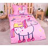 Bavlněné povlečení 140x200+70x90 Peppa Pig & unicorn