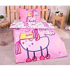 Bavlněné povlečení 140x200+70x90 Peppa Pig & unicorn