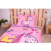 Bavlněné povlečení 140x200+70x90 Peppa Pig & unicorn