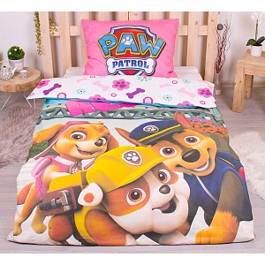 Bavlněné povlečení 140x200+70x90 Tlapková patrola Rescue