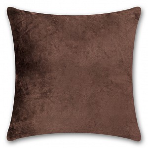 Povlak na polštářek mikroflanel 40x40 Tmavě hnědý