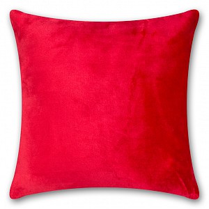 Povlak na polštářek mikroflanel 40x40 Červený