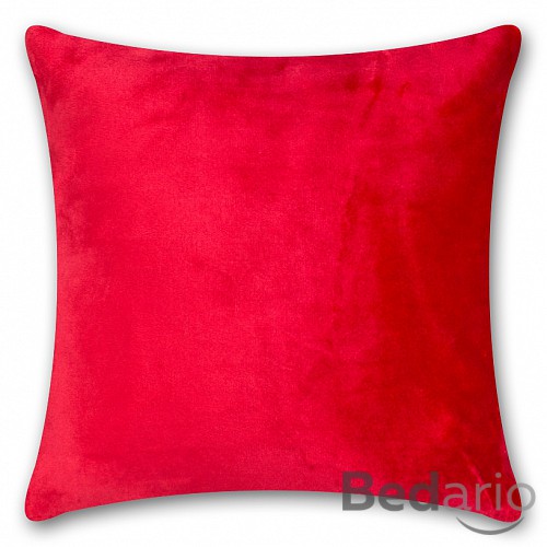 Povlak na polštářek mikroflanel 40x40 Červený