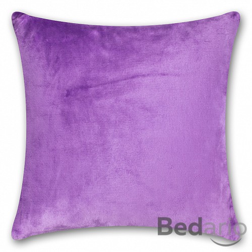 Povlak na polštářek mikroflanel 40x40 Fialový