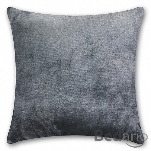 Povlak na polštářek mikroflanel 40x40 Tmavě šedý