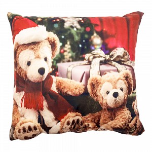 Povlak na polštářek mikroplyš 40x40 - Vánoční medvídci
