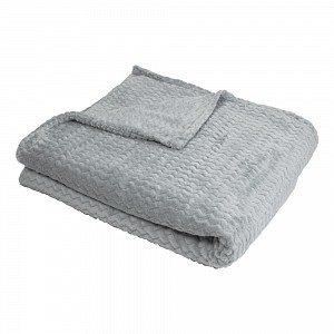 Velká mikrofaserová deka super soft 200x230 - Světle šedá