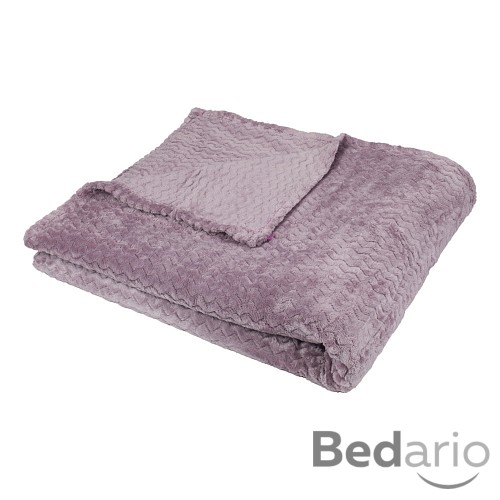 Velká mikrofaserová deka super soft 200x230 - Lila