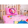 Bavlněné povlečení 140x200+70x90 Peppa hip hip hurá