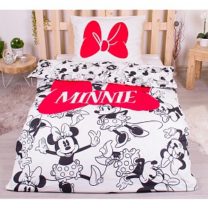 Bavlněné povlečení 140x200+70x90 Minnie