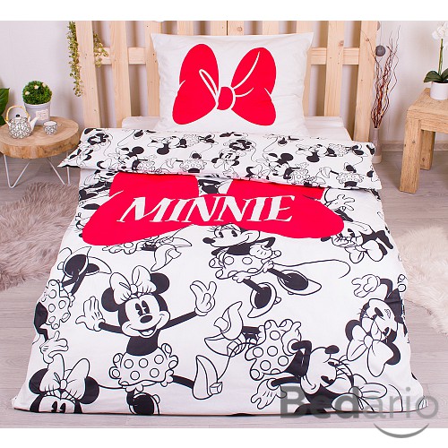 Bavlněné povlečení 140x200+70x90 Minnie