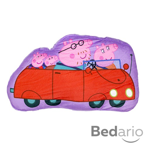 Tvarovaný polštářek - Peppa na výletě