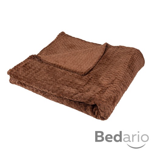 Mikrofaserová deka super soft 150x200 - Hnědá