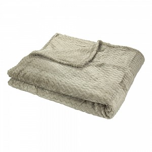 Velká mikrofaserová deka super soft 200x230 - Světle hnědá