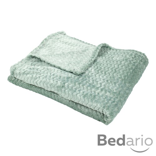 Velká mikrofaserová deka super soft 200x230 - Azurová