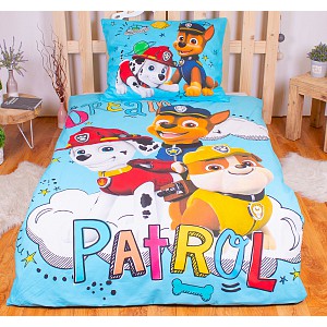 Bavlněné povlečení 140x200+70x90 Tlapková patrola Dream