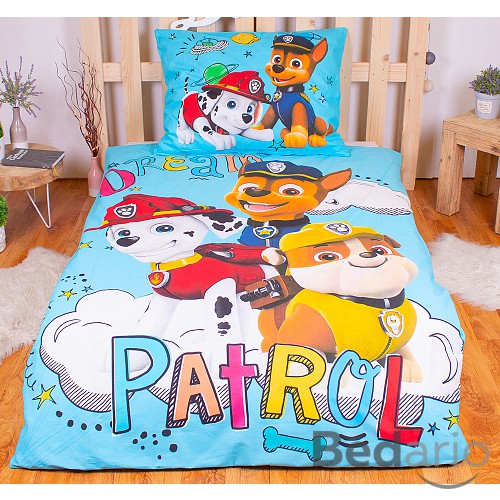 Bavlněné povlečení 140x200+70x90 Tlapková patrola Dream