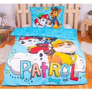 Bavlněné povlečení 140x200+70x90 Tlapková patrola Dream