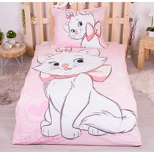 Bavlněné povlečení 140x200+70x90 Kočka Marie