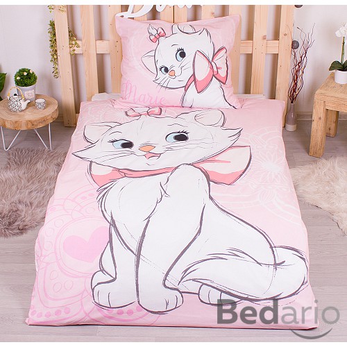 Bavlněné povlečení 140x200+70x90 Kočka Marie