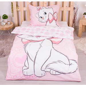 Bavlněné povlečení 140x200+70x90 Kočka Marie