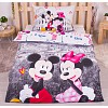 Bavlněné povlečení 140x200+70x90 Mickey a Minnie v Římě