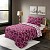 Mikroplyšové povlečení Premium 140x200+70x90 Kristy fialová