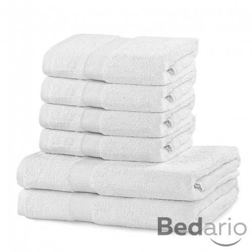 Set luxusních froté ručníků a osušek MARINA 4+2 Bílý