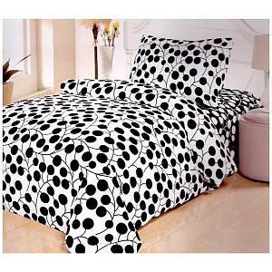 Francouzské povlečení Black & White - Korfu