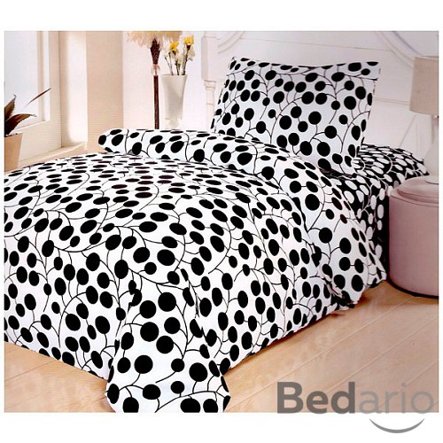 Francouzské povlečení Black & White - Korfu