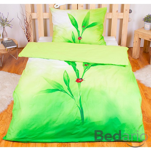 3D povlečení 140x200+70x90 Beruška