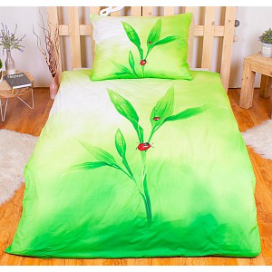 3D povlečení 140x200+70x90 Beruška