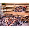 3D povlečení 140x200+70x90 Leopard