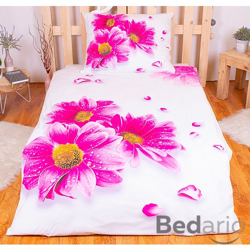 3D povlečení 140x200+70x90 Gerbera