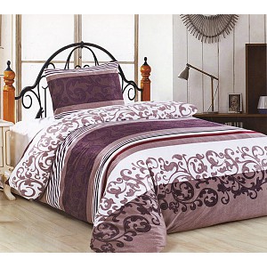 Mikroplyšové povlečení Premium 140x200+70x90 Baroko