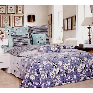 Velká sada bavlněného povlečení na 2 lůžka 140x200 70x90 Vzor 9