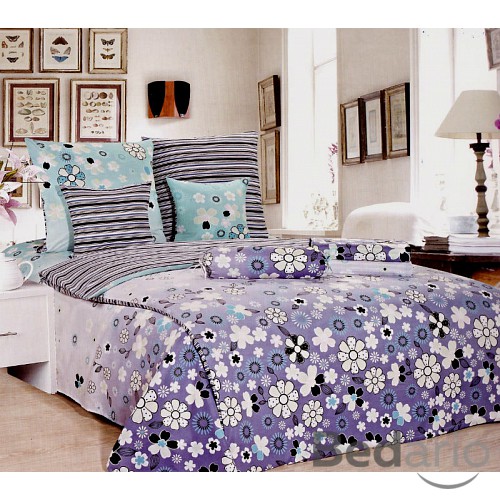 Velká sada bavlněného povlečení na 2 lůžka 140x200 70x90 Vzor 9