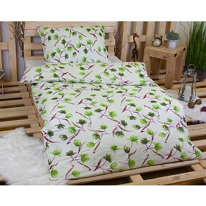 Flanelové povlečení TOP - Poupata