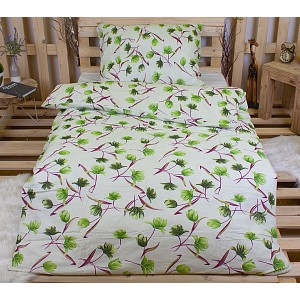 Flanelové povlečení TOP - Poupata