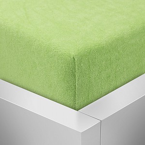 Froté prostěradlo do postýlky 60x120 Premium - Zelená